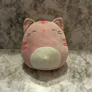Squishmallow 9” Paulina the Pink Cat Plush